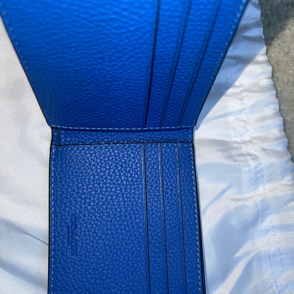 Coach Black Denim Crossbody Charter + Wallet - Picture 15 of 16